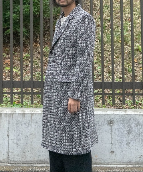 チェスターコート コート TUDER CHESTER COAT メンズ レディースの画像