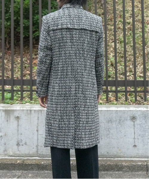 チェスターコート コート TUDER CHESTER COAT メンズ レディースの画像
