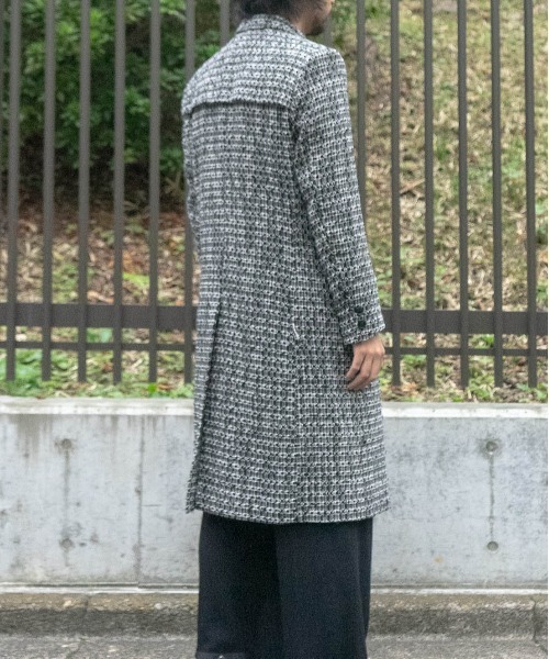 チェスターコート コート TUDER CHESTER COAT メンズ レディースの画像