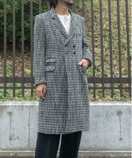 チェスターコート コート TUDER CHESTER COAT メンズ レディースの画像