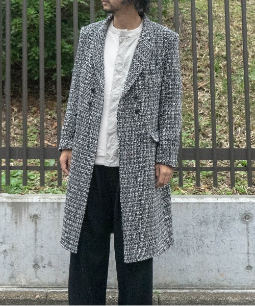 チェスターコート コート TUDER CHESTER COAT メンズ レディースの画像