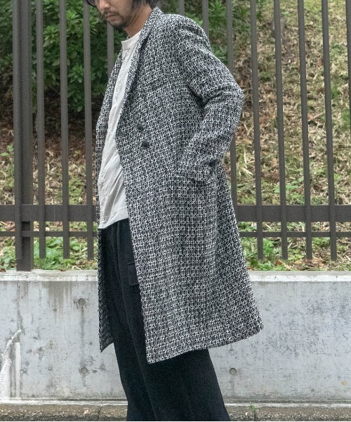 チェスターコート コート TUDER CHESTER COAT メンズ レディースの画像