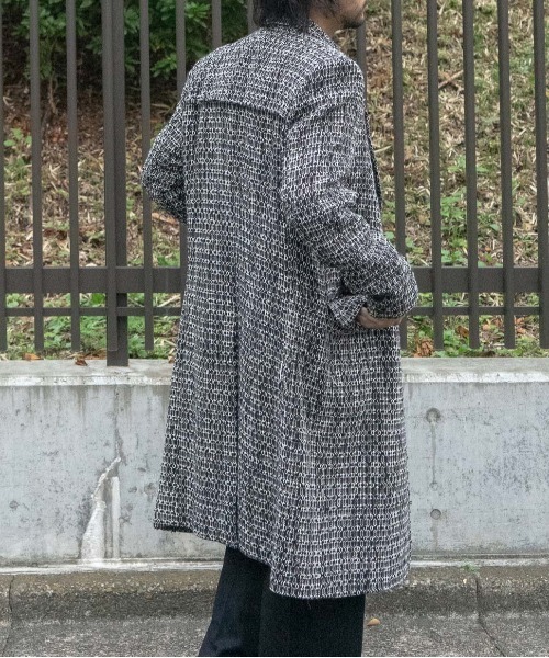 チェスターコート コート TUDER CHESTER COAT メンズ レディースの画像