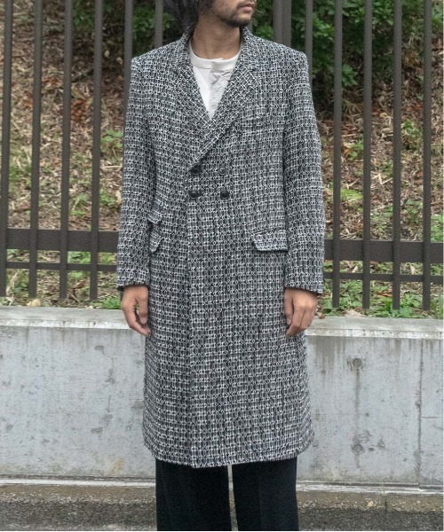 チェスターコート コート TUDER CHESTER COAT メンズ レディースの画像