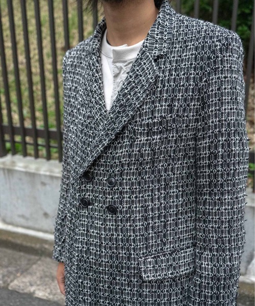 チェスターコート コート TUDER CHESTER COAT メンズ レディースの画像