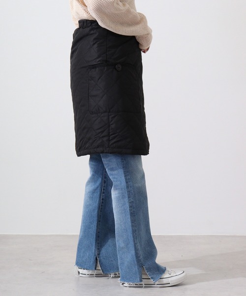 FUNALIVE（ファンアライブ） スカート キルティング 55cm丈 3way wrap