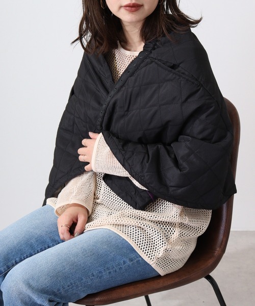 FUNALIVE スカート キルティング 55cm丈 3way wrap skirt/巻きスカート 