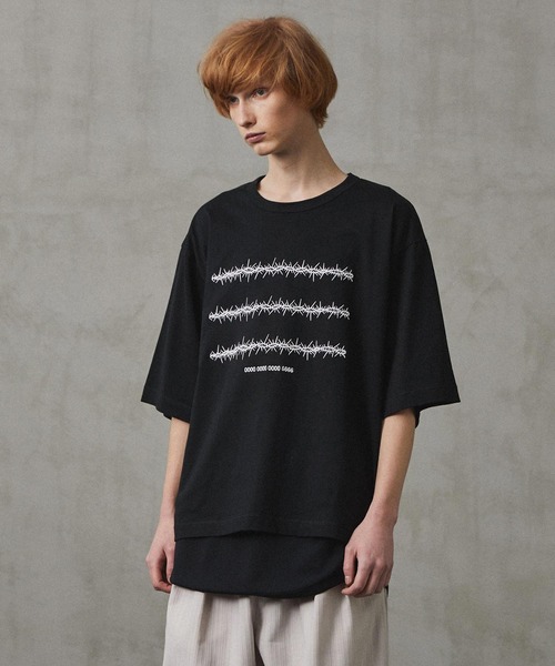 SHAREEF（シャリーフ） tシャツ BARBED WIRE”emb. S/S BIG-T メンズ