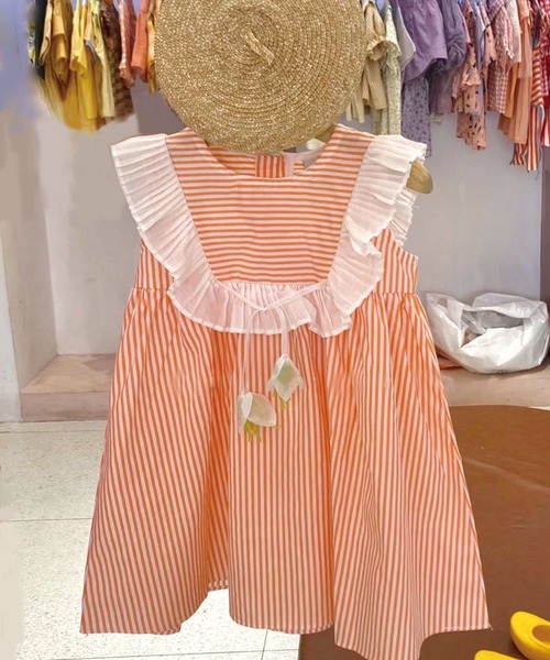 ワンピース フラワーモチーフストライプワンピース Zozotown Yahoo 店 通販 Yahoo ショッピング