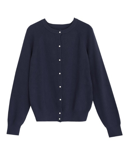 Pierrot（ピエロ） カーディガン パールボタンカーディガン レディース