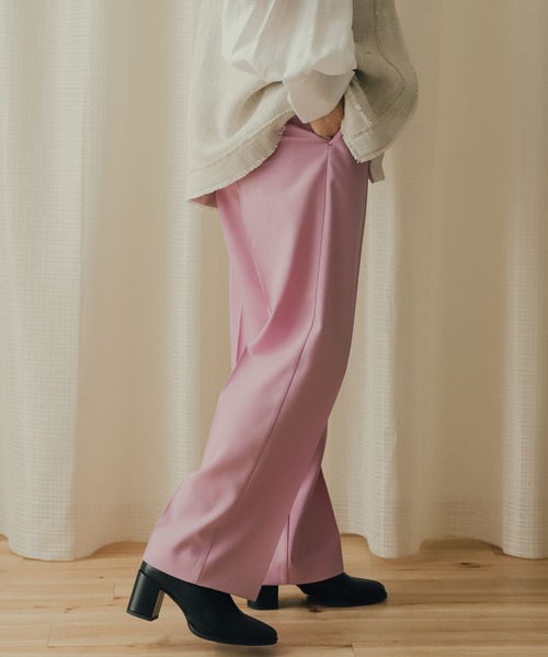 SENSE OF PLACE by URBAN RESEARCH スラックス パンツ センタープレス