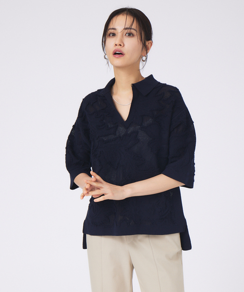 qualite（カリテ） ニット セーター 「boussole×qualite」レース