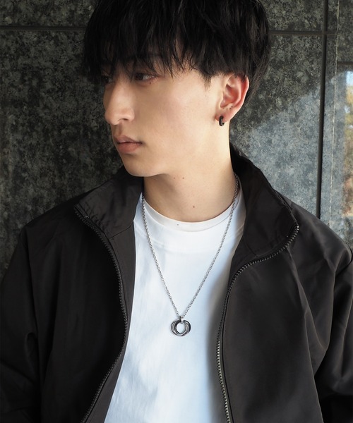 SBG by 7JEWELRY ネックレス SBG 3連リングネックレス メンズ
