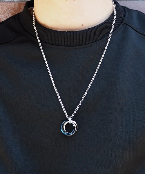SBG by 7JEWELRY ネックレス SBG 3連リングネックレス メンズ