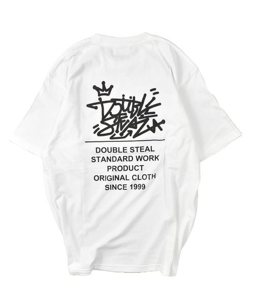DOUBLE STEAL（ダブルスティール） tシャツ タギングロゴ Tシャツ