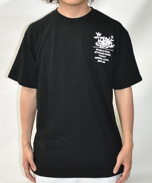 DOUBLE STEAL(ダブルスティール) tシャツ タギングロゴ Tシャツ DOUBLE STEAL(ダブルスティール) tシャツ タギングロゴ Tシャツ