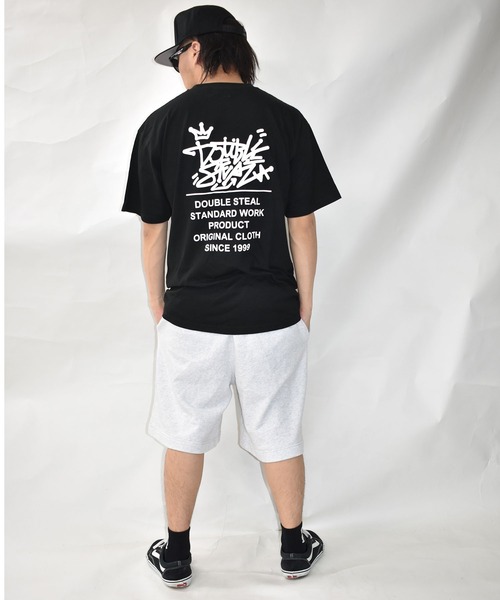 DOUBLE STEAL（ダブルスティール） tシャツ タギングロゴ Tシャツ