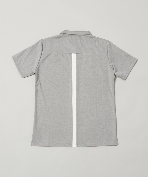 5351 POUR LES HOMMES ポロシャツ バックライン ZIPポロシャツ メンズ