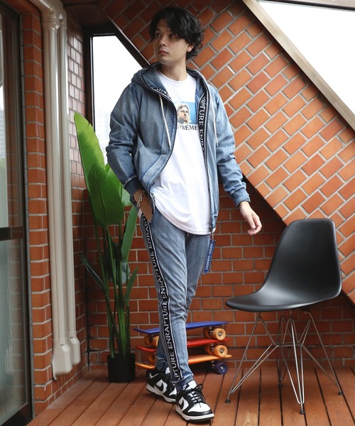 8 ジーンズ ロゴテープジョガーパンツ メンズ レディース : ZOZOTOWN