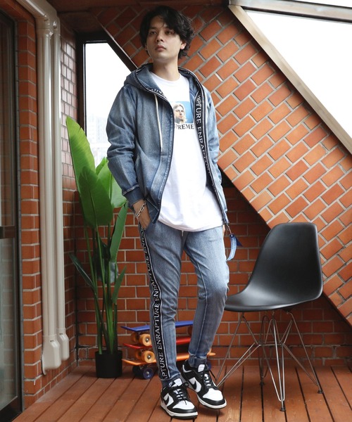 はにーページ ユニクロ公式 | ワイドストレートジーンズ