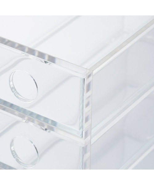 無印良品（MUJI） 収納 アクリル小物収納・6段 約幅8．7×奥行17