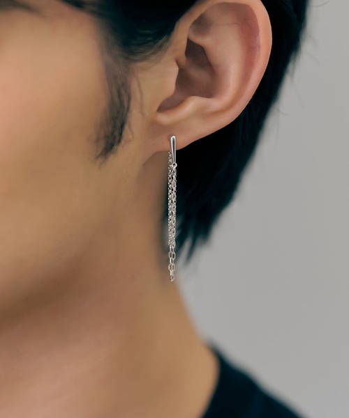 Jouete ピアス ダブルチェーン レディース : ZOZOTOWN Yahoo!店