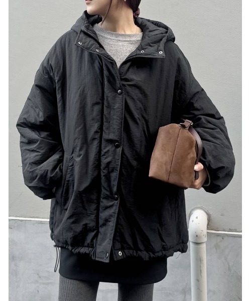 【入手困難】 クエンチラウド レザージャケット　パーカー　サイドライン　極美品 入手困難】 クエンチラウド レザージャケット パーカー サイドライン