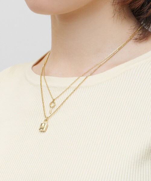 国内配送★TOCCA★HAPPY KEY レイヤード ネックレス TOCCA｜HAPPY KEY LAYERD NECKLACE ネックレス | Rakuten