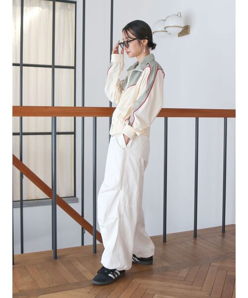 美品 Ungrid ミリタリールーズパンツ ワイド ゆったり オフホワイト Ungrid パンツ ミリタリールーズパンツ レディース : ZOZOTOWN