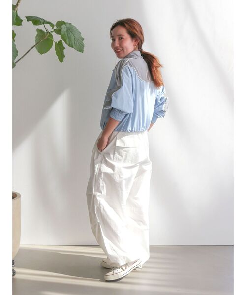 美品 Ungrid ミリタリールーズパンツ ワイド ゆったり オフホワイト Ungrid パンツ ミリタリールーズパンツ レディース : ZOZOTOWN