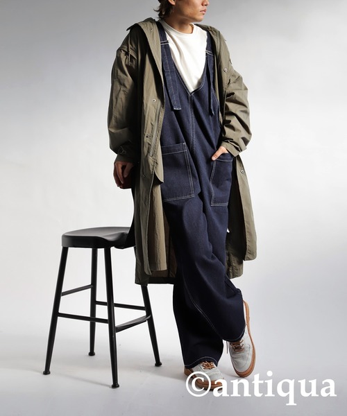 antiqua サロペット オーバーオール デニムサロペットパンツ