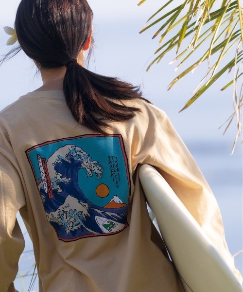 OFFSHORE（オフショア） tシャツ BANZAI FUJI L/S TEE/バンザイフジ 