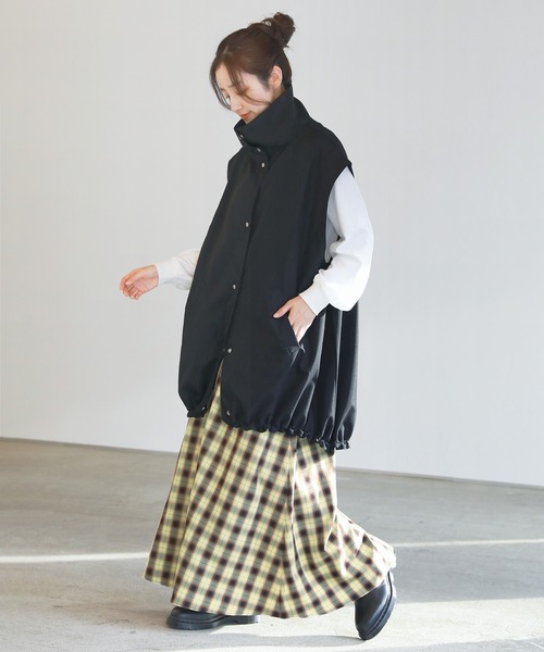 uora ブルゾン アウター 2wayハイネックオーバーサイズブルゾン