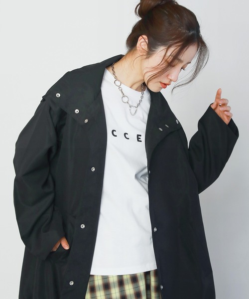 uora ブルゾン アウター 2wayハイネックオーバーサイズブルゾン