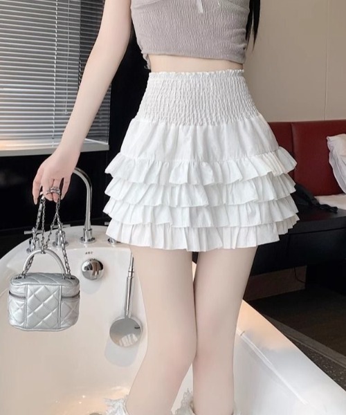 Achic スカート ティアードミニスカート : ZOZOTOWN Yahoo!店