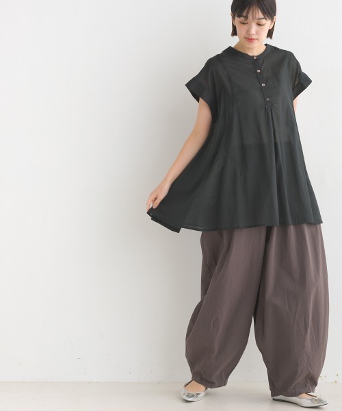 コットンレーヨンボイルフレンチスリーブブラウス SLOBE IENA（スローブイエナ）の「コットンレーヨンボイルフレンチ