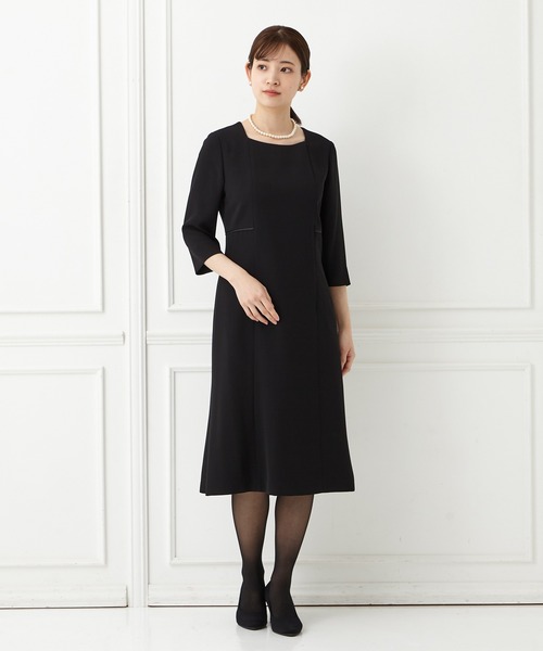 AIMER セットアップ 「喪服・礼服」ウォッシャブル ノーカラー