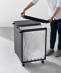 【組立済み、新品未使用】蓋付き目隠し分別ダストワゴン タワー 45L 2分別 tower ゴミ箱 ダストボックス tower（タワー）蓋付き目隠し分別ダスト
