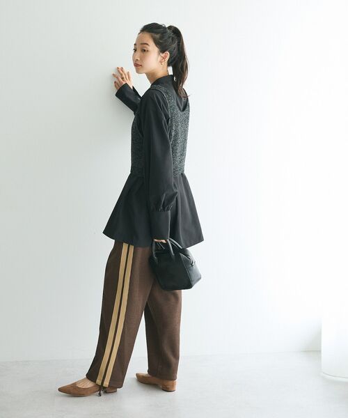高級コットン ベスト ジレ ハンドメイド 洗える】BUNNY ニット ベスト / J.PRESS LADIES | ファッション