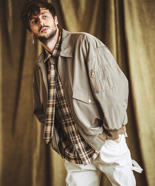 NO ID.（ノーアイディー） シャツ 「NO ID.」Check Shirt with Necktie