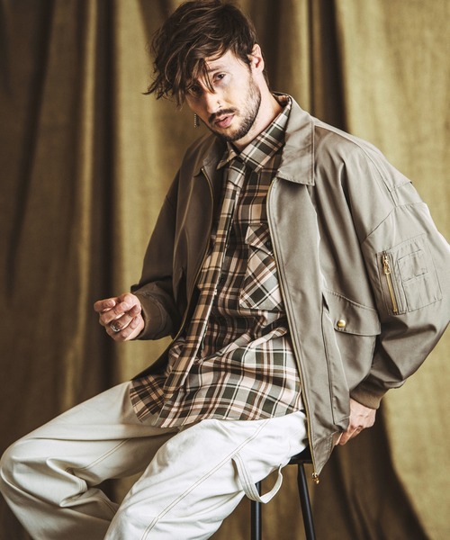 NO ID.（ノーアイディー） シャツ 「NO ID.」Check Shirt with Necktie