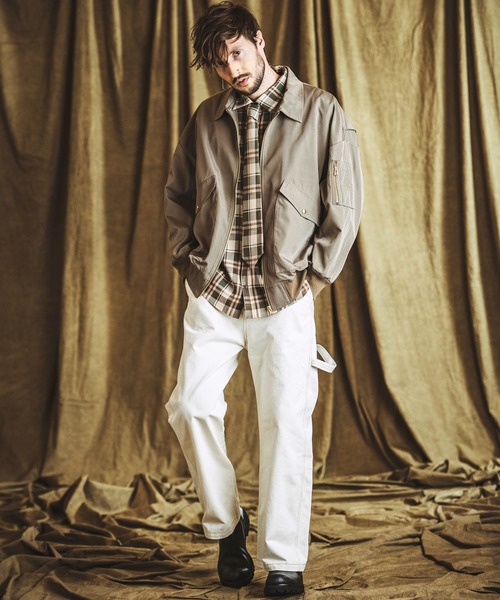 NO ID.（ノーアイディー） シャツ 「NO ID.」Check Shirt with Necktie