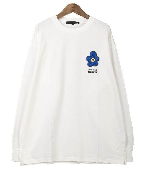 即*送様 ルグランブルー 刺繍入りホワイトTシャツ MLB tシャツ 「MLB」別注ワッペン刺繍Tシャツ メンズ レディース