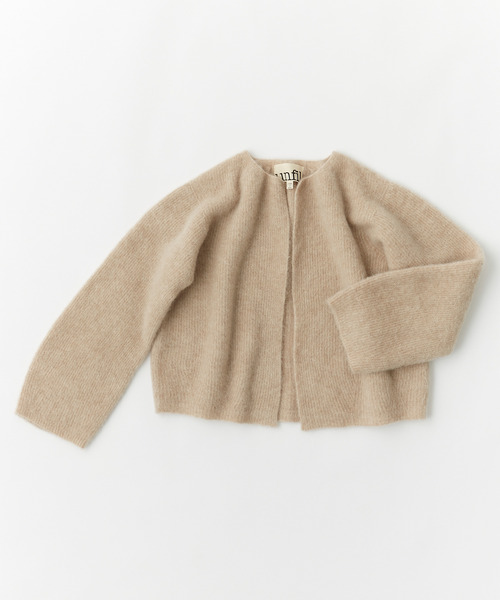 カーディガン unfil アンフィル / stretch superkid mohair short cardigan ストレッチスーパーキッドモヘア