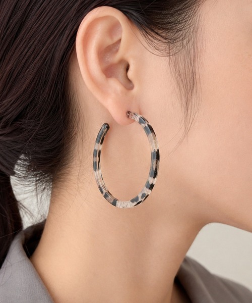 IRIS47（イリスフォーセブン） ピアス 「IRIS 47」fabiana blue agate