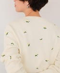 カーディガン フラワー刺繍カーディガン レディースの詳細画像3