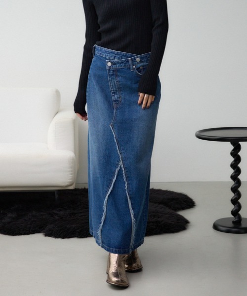 AZUL BY MOUSSY（アズールバイマウジー） デニムスカート AZUL DENIM