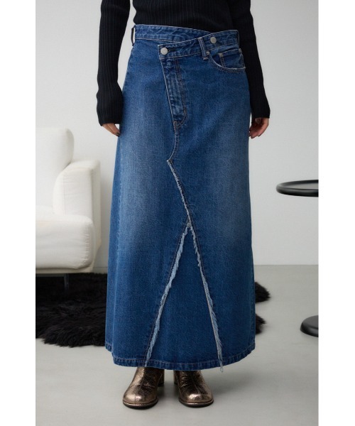 AZUL BY MOUSSY（アズールバイマウジー） デニムスカート AZUL DENIM