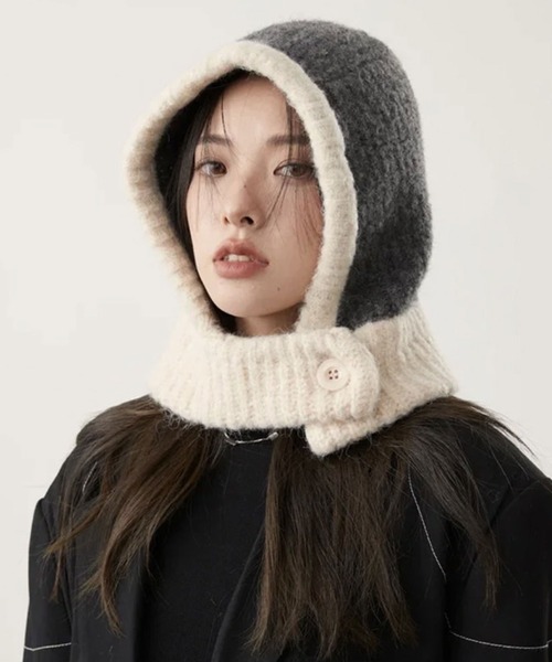 ニット帽 ニットキャップ 「 ammy. / エイミードット 」 バイカラー