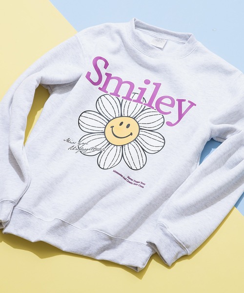 SMILEY FACE（スマイリーフェイス） トレーナー スウェット 「SMILEY